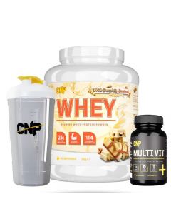 CNP Whey Protein 2000g (66 servings) | + Multivitamin + Shaker