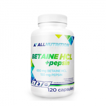 AllNutrition Betaine HCL + Pepsin 120 caps