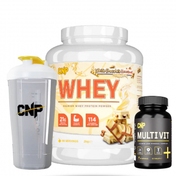 CNP Whey Protein 2000g (66 servings) | + Multivitamin + Shaker