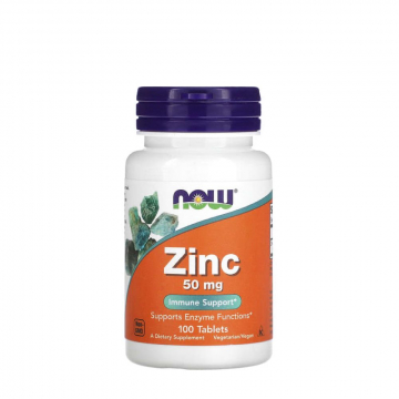 Now Foods Zinc 50mg 100 tabs