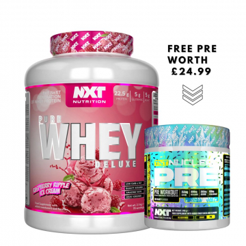 NXT Nutrition Pure Whey Deluxe 2.1kg + Nuclear Pre 30 serv.