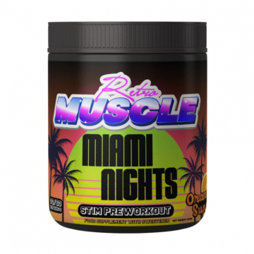 Retro Muscle Miami Nights Stim Pre-Workout 30/60servings