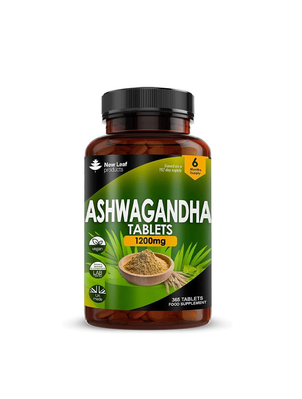 New Leaf Ashwagandha 1200mg 360 vcaps