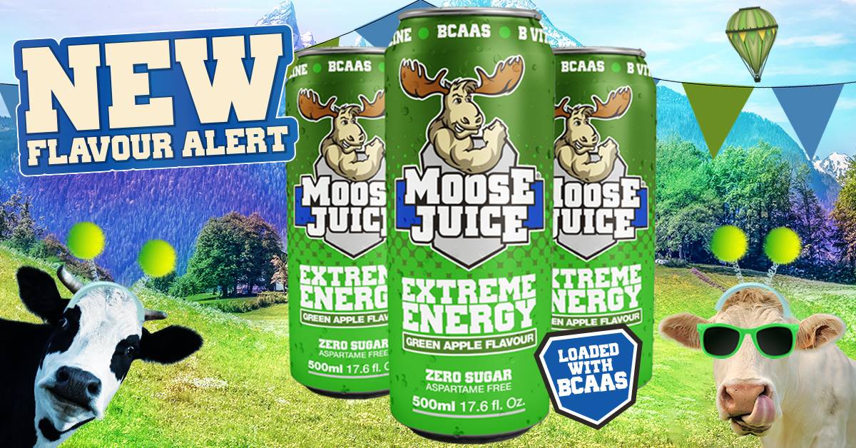 Buy NEW Muscle Moose Juice 500ml Apple